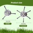 thumbnail image 4 of Universal Steel Wire Trimmer Head, 6-Inch Durable String Trimmer Replacement for Lawn Mower, Weed Remover, Edging & Rust-Free Performance, Fits Electric Weedeaters & Garden Use, 4 of 7