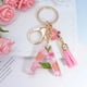 thumbnail image 4 of Llaveros con iniciales de flores secas de A-Z para mujer, colgante de borla de mariposa, adornos para bolsos, llavero de coche, regalos de recuerdo, 4 of 4