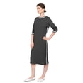 thumbnail image 2 of Womens Striped Rib Trimmed Shifra Dress, 2 of 4