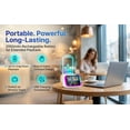 thumbnail image 4 of Smart Alarm Clock,Digital Alarm Clock for Bedroom with Wireless Bluetooth 5.4 Speaker,Dynamic RGB Light,Stereo Sound,Large Screen Display,Time&Weather Display,Hand-Free Calls,Great for Seniors,Kids, 4 of 9