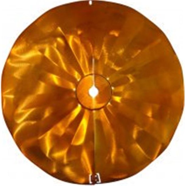 Erva Pole Mount Disk Squirrel Baffle -Copper Tint Garden Bird Feeder