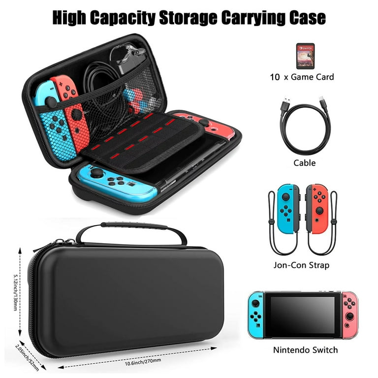 Shockproof Carrying Case Hard Screen Protector Game Console for