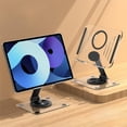 thumbnail image 1 of Rotating Tablet Stand for Desktop, 360 Degree Adjustable Phone and Tablet Holder, Portable Foldable Design with Anti Slip Base, 1 of 8