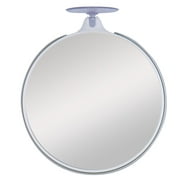 Zadro 3.75 inch Round 2 Sided Hanging Bathroom Shower Spot Mirror, 10X/5X