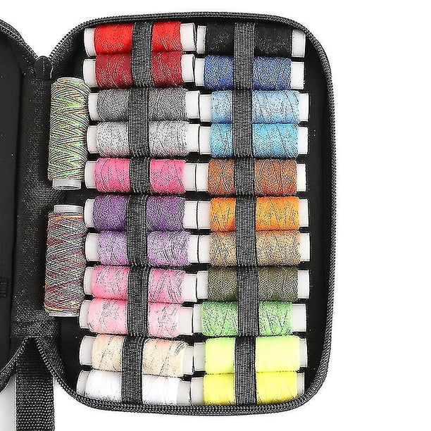 Caja de costura multifunción Diy, Kit de costura, costura acolchada a mano, hilo de bordar, accesorios de costura