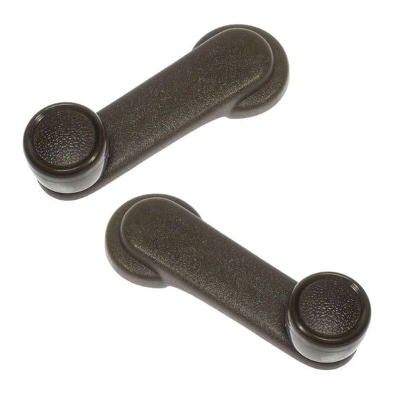 VioziteGam Interior Inner Window Crank Handle Brown Set of 2 Construction for Nissan for Sentra Base/DX 1982-1986 & XE 1983-1986 & SE 1984-1986 Left Right BHS02316