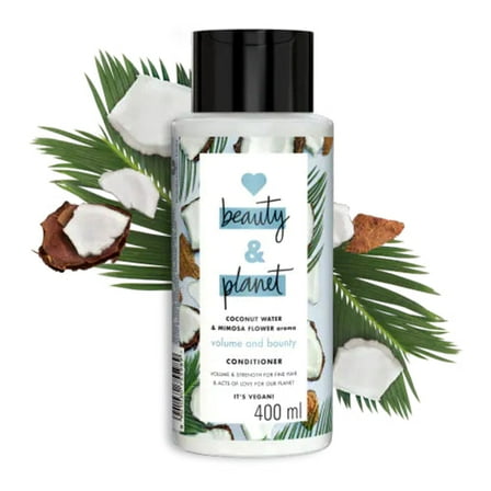Love Beauty and Planet Coconut Water & Mimosa Flower Paraben Free Volume and Bounty Conditioner - 400ml