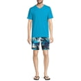 thumbnail image 5 of No Boundaries Men's and Big Men's 9" Palm Photo Swim Boardshorts, 5 of 5