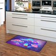 thumbnail image 2 of Dreamtimes Magic Mushrooms Kitchen Mats Washable Long Floor Runner Rug Non-Slip Fatigue Area Rugs Hippie Colorful Spots Absorbent Doormat Cushioned for Farmhouse Home Bath Indoor Outdoor Decor 39"x20", 2 of 6