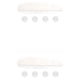 thumbnail image 4 of Naiovety Splatter Screens Guard Dish Splashing Board Multicolor Durable Multifuncional Práctico Tableros a prueba de aceite Blanco Blanco 2Conjunto, 4 of 6