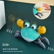 Crawling Crab Baby Toy, Tummy Time Toys Sensory Induction Crabs for Toddler Interactive Development