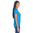 thumbnail image 2 of Ladies' Cool & Dry Sport Performance Interlock&nbsp;T-Shirt - PACIFIC BLUE - 2XL, 2 of 3