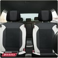 thumbnail image 3 of Genuine Dickies Black/Gray Vegan Leather Front Seat Covers for Lincoln Trucks, 2-Piece, 3 of 5