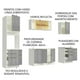thumbnail image 4 of Cocina Integral Completa Modular Madesa Lux 240cm, 4 of 5
