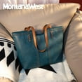 thumbnail image 3 of Montana West Women's Oversized Hobo Tote Shoulder Satchel Bag, Blue, 3 of 7