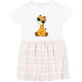 thumbnail image 3 of Inktastic Cute Giraffe, Giraffe with Sunglasses, Cute Animal Girls Toddler Dress, 3 of 5
