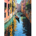 thumbnail image 1 of Qisvanset 12x16 Inch Neon Dragonfly & Flowers Canvas Print Wall Art, 1 of 5