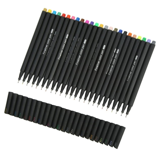 Juego de rotuladores de colores Jadeshay 24 rotuladores de punta fina