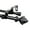 Black, variant on Home Window Decorative Palace DoubleCurtain Rod 28-48 inch - Cocoa