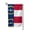 Square, variant on North-Carolina Flag Garden Flag Double Sided Flags with Vivid Color for Yard Lawn Garden Decor 12.5 x18 Inch Square