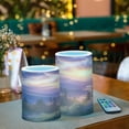 thumbnail image 3 of Yayeee Flameless Candles with Remote Flickering Battery Operated Multi Color Changing, Beautiful Mountain, 3 of 7