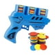 thumbnail image 2 of Mini pistola de juguete de disco volador, juguetes interactivos para niños, regalos al aire libre (azul 100) Sywqhk libre de BPA, 2 of 2