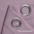 thumbnail image 5 of PiccoCasa 2Pcs Blockout Window Curtain for Kitchen, 52 x 95 inch Purple, 5 of 6