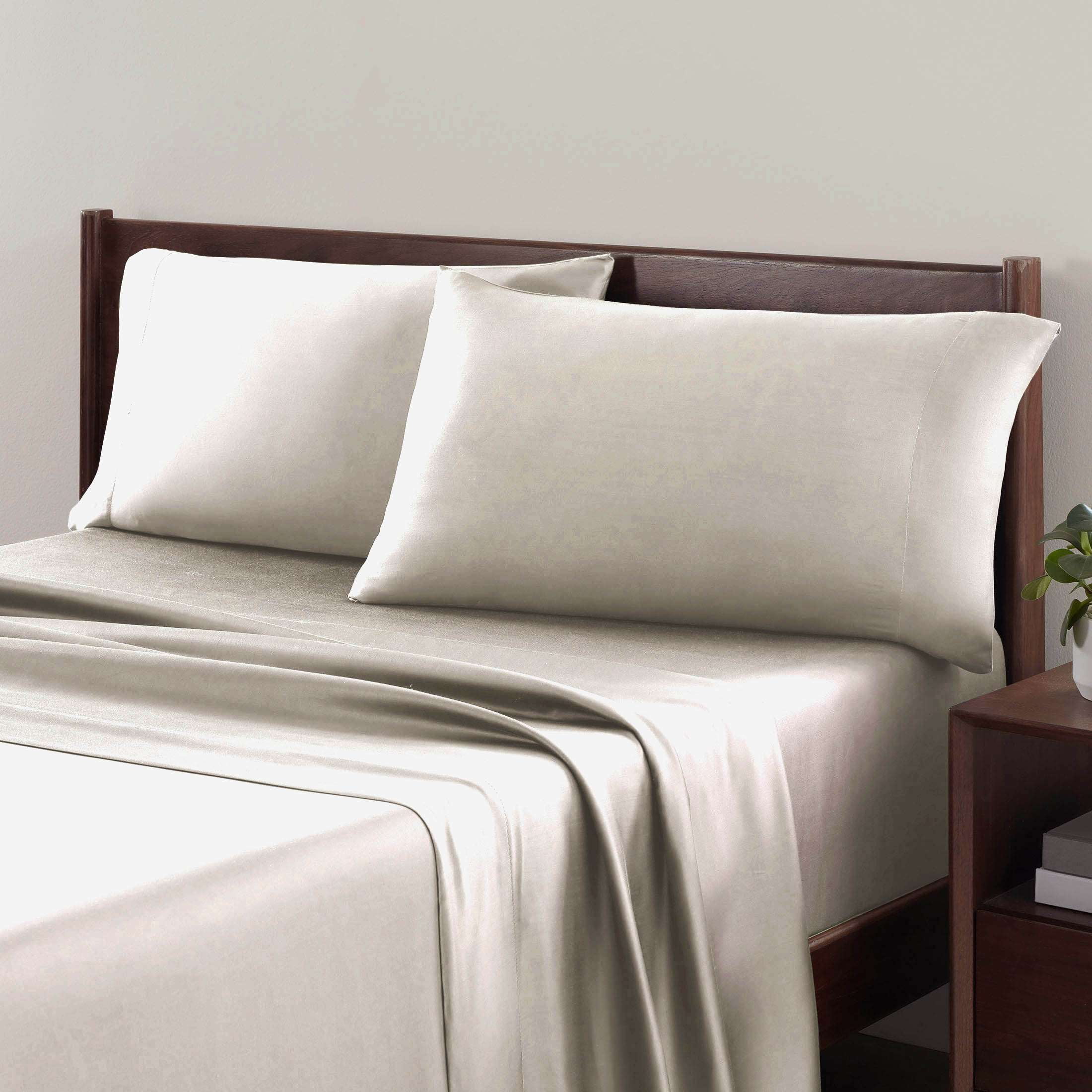 Allswell 4-Piece Soft & Silky Serenity 100% TENCEL™ Bed Sheets Set, Cream Glaze, King