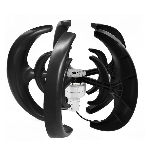 12V/24V 1000W 500W Wind Turbine Generator Lantern Vertical Axises Wind Generator For Residential Household Streetlight ,Easy Installation