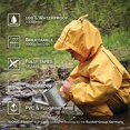 thumbnail image 2 of JAN & JUL Kids' Cozy-Dry Adjustable Rain Suit, Waterproof and Fleece-Lined Cozy-dry: Origami 1T, 2 of 6