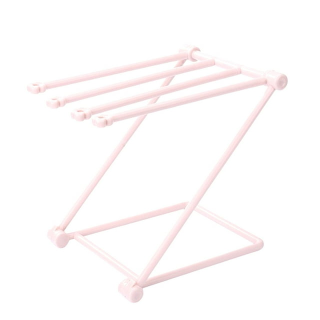 CEHVOM Kitchen Bathroom Multifunctional Towel Rack Hanger Collapsible Plastic Rack Clearance