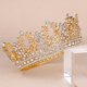 thumbnail image 4 of 2024, Coronas para mujer, tiara de reina, diadema barroca vintage con diamantes de imitación de cristal, 4 of 4