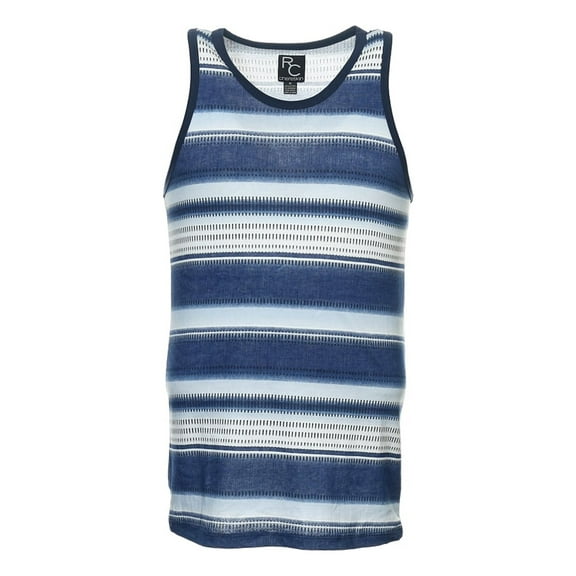 Mens Blue Abstract Tank Top