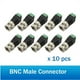 thumbnail image 4 of 10 Uds Conector BNC de Metal Macho con Conector de CC Terminal de Tornillo UTP Video Balun para CáMara de Vigilancia CCTV, 4 of 5