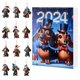 thumbnail image 4 of Lindo Calendario Cuenta Regresiva Navideña 2024 Regalo Salchicha para Y Adultos, 4 of 9