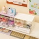 thumbnail image 3 of Dinheiro Organizador de Escritorio, Cajones de Almacenamiento Apilables con 6 Compartimentos, para Almacenamiento de Escritorio, Almacenamiento de Maquillaje, 17,5*11*9,5 cm, 3 of 5