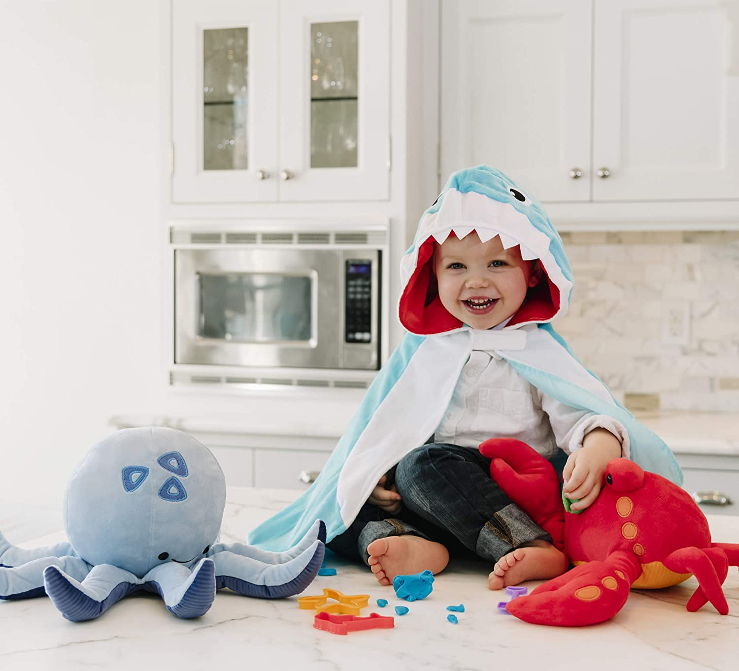GUND Marley Octopus Plush Stuffed Animal, Blue, 16"