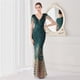 thumbnail image 3 of Vestido de flores con cuentas para fiesta, vestido de noche, vestido ceremonial sexy, 3 of 6