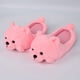 thumbnail image 2 of Zapatillas cálidas con ositos de peluche rosas antideslizantes para interiores, 2 of 2