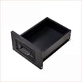 thumbnail image 2 of Desks, Modern L-Shaped Corner Computer Desk with Storage Drawers, Bookshelf & Hutch | Large Workspace | Particle Board+MDF, Black, 2 of 15