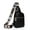 Black, variant on MUSOIE Small Sling Bag Crossbody Bags for Women Trendy Crossbody Purse PU Leather Chest Bag