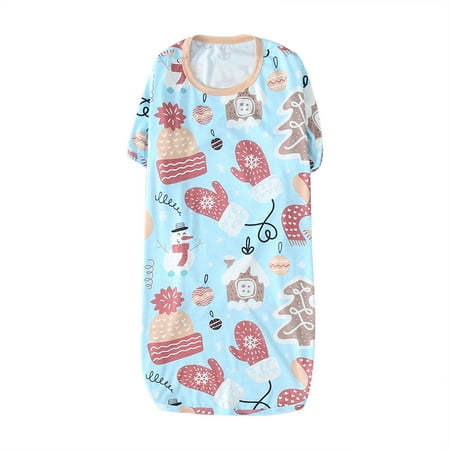 

Christmas Printed Parent-child Long Sleeved Casual Pajamas Set Home Clothes