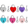 thumbnail image 1 of Pcs Suitcase Locks with Keys, Small Padlocks with Keys Coloured Metal Padlocks, 1 of 2