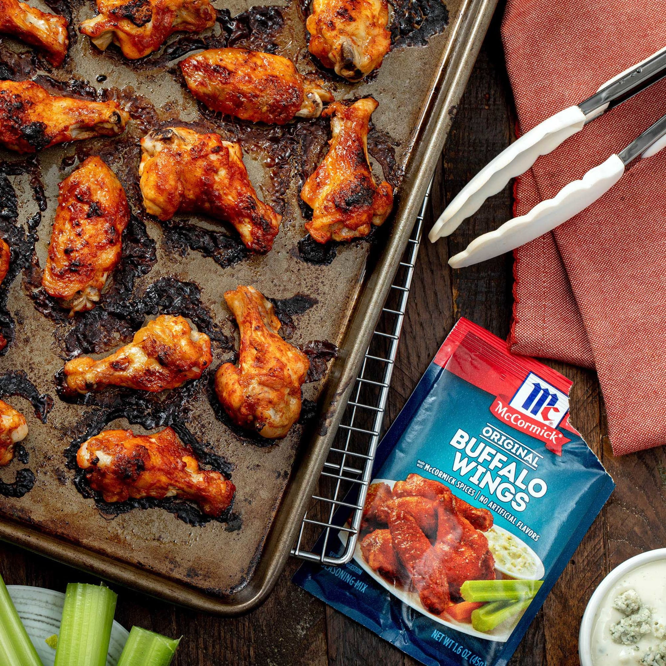 McCormick Original Buffalo Wings Seasoning Mix, 1.6 oz Packet