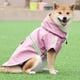 thumbnail image 5 of Impermeable para mascotas Impermeable cortavientos con capucha y tiras reflectantes Poncho para perros medianos y grandes de 4,5 a 8 kg, 5 of 7