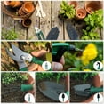 thumbnail image 4 of CNKOO Ensemble de 5 Outils de Jardinage en Acier Inoxydable avec Boîte de Rangement Outils de Jardinage avec Poignée Ergonomique Kit d'Outils de Jardinage Robuste, 4 of 9