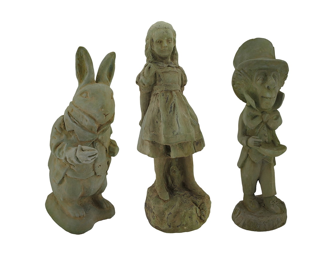 alice in wonderland statue garden