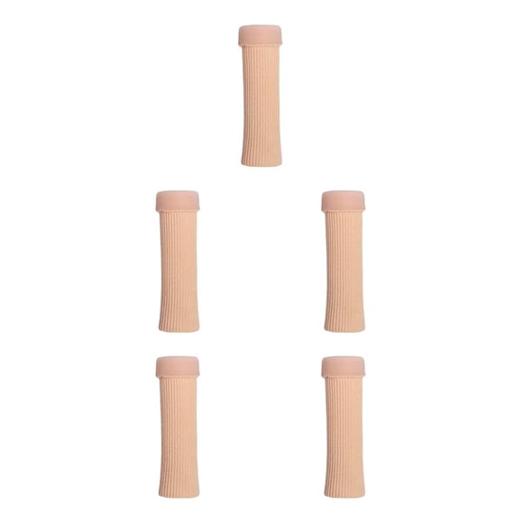 Vogacara Corrector de dedos Tubo de silicona Cubierta del dedo del pie Resistencia al desgaste Protección duradera Mano de obra fina Type8 NO8