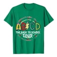 thumbnail image 4 of Chemises pour Tout-Petits Rentrée Scolaire Graphique Manches Courtes Col Rond Tee Confort Éclatant Hauts Filles Vert 10 Ans-11 Ans, 4 of 4