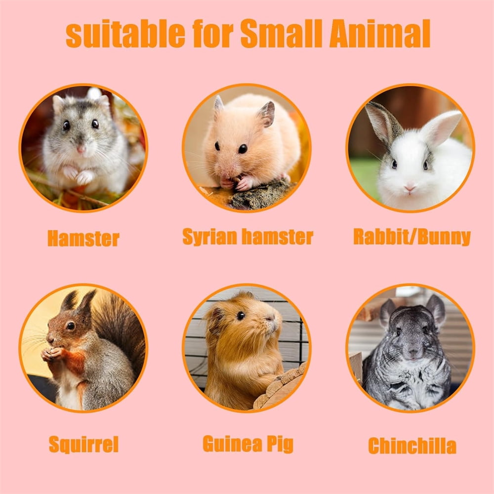 Triani 10Pcs Hamster Chew Toy Lava Square Stone Teeth Grinding Toys 1.78" Small Animal Lava Bites for Hamsters Chinchillas and Parrot